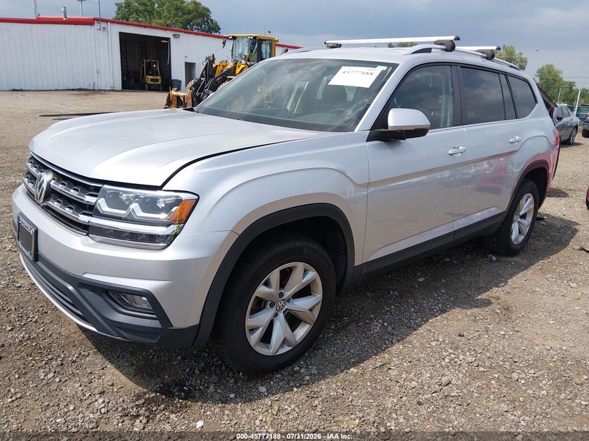 Vin: 1v2ur2ca2kc565809, lot: 46275968, volkswagen atlas 3.6l v6 se w/technology 20192