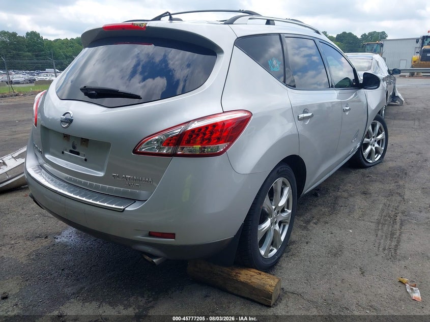 Vin: jn8az1mw0dw308792, lot: 46275985, nissan murano le 20134