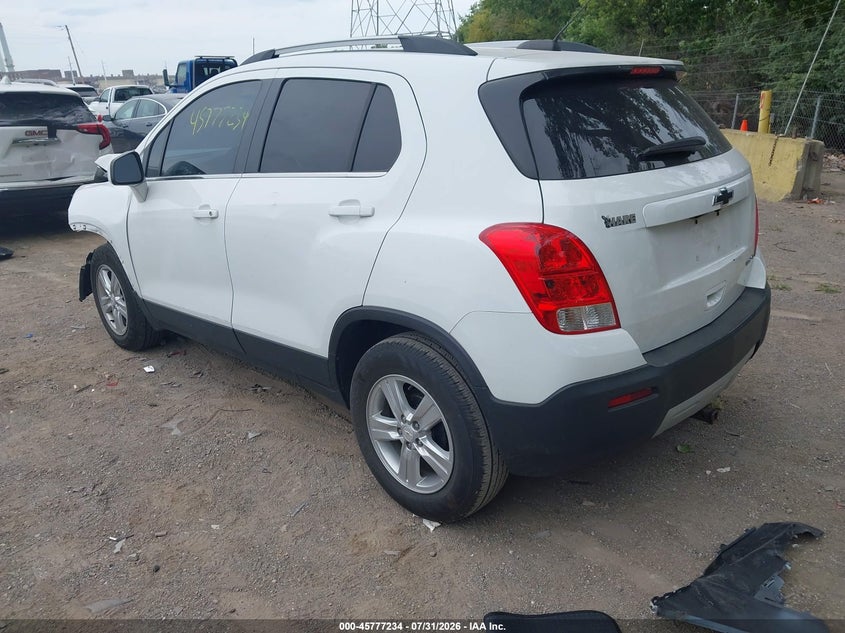 Vin: kl7cjlsb9fb158776, lot: 46276014, chevrolet trax lt 20153