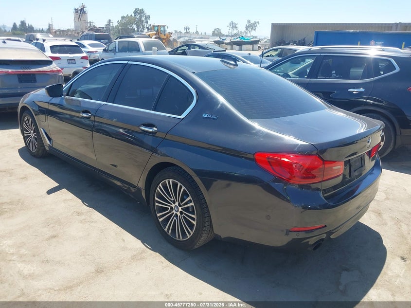 Vin: wbaja9c52jb253207, lot: 46276030, bmw 530e iperformance 20183