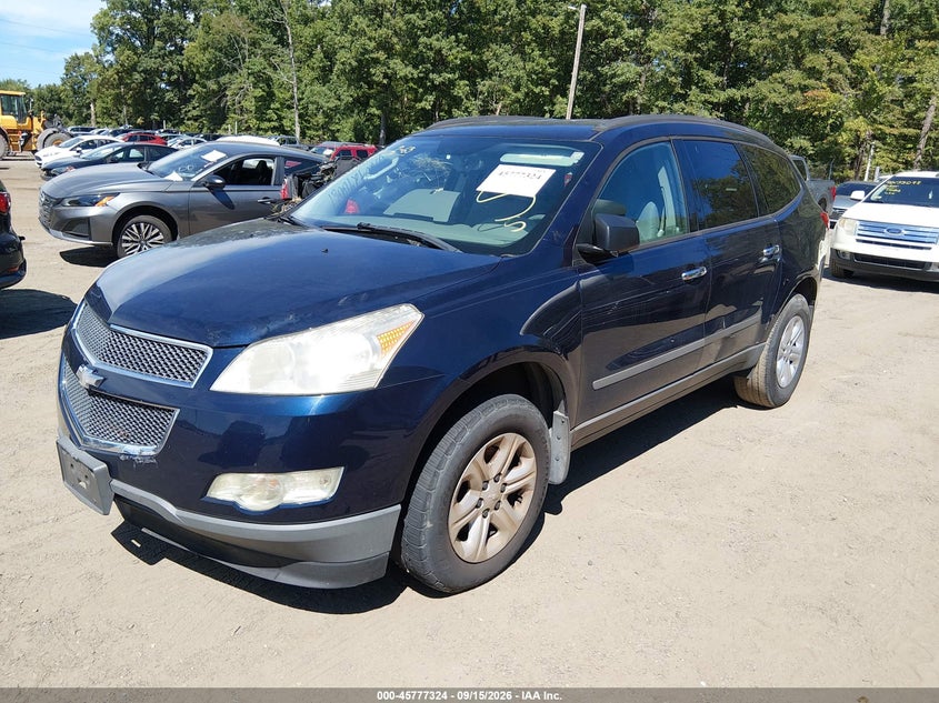 Vin: 1gnkrfed2cj330788, lot: 46276104, chevrolet traverse ls 20122