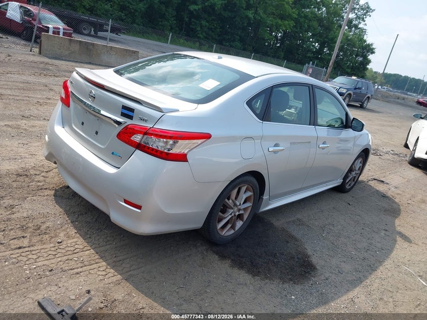 Vin: 3n1ab7ap2dl738462, lot: 46276123, nissan sentra sr 20134