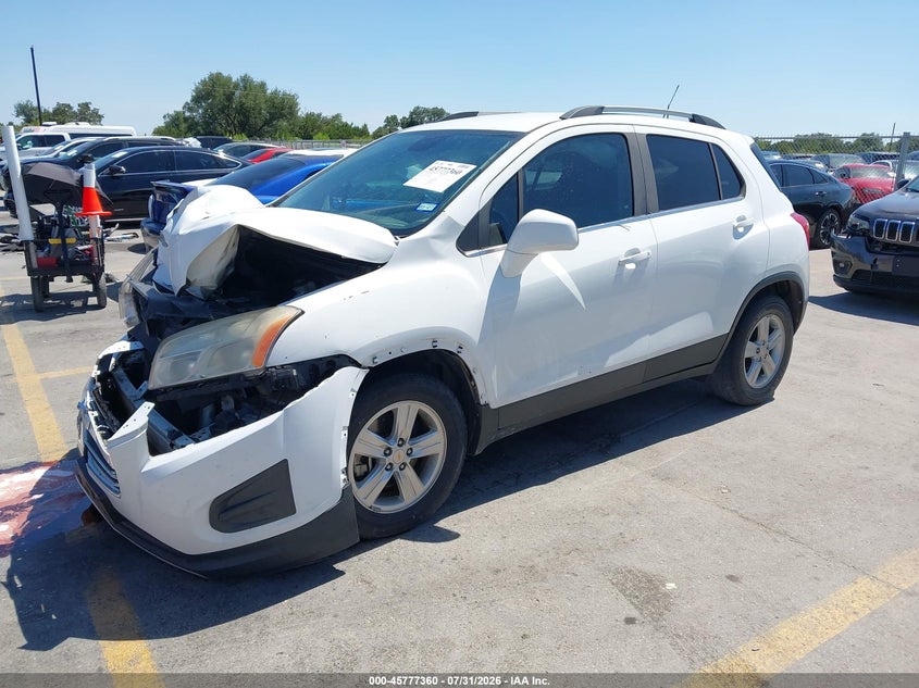 Vin: kl7cjlsbxfb058718, lot: 46276140, chevrolet trax lt 20152