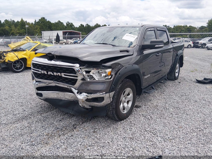Vin: 1c6rreft1nn126932, lot: 46276156, ram 1500 big horn  4x2 5'7 box 20222