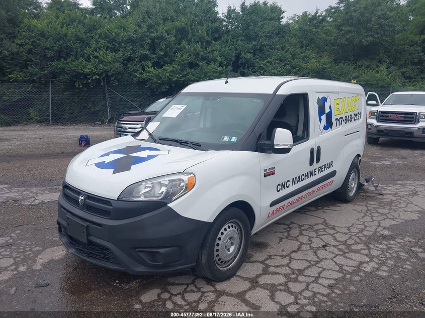 Vin: zfbhrfbb9m6v74841, lot: 46276172, ram promaster city tradesman slt 20212