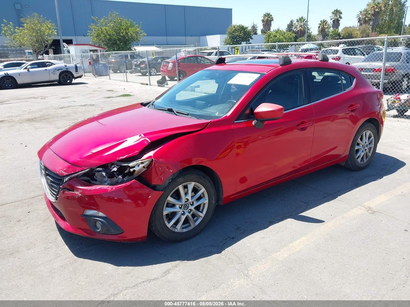 Vin: jm1bm1m75f1241078, lot: 46276196, mazda mazda3 i grand touring 20152