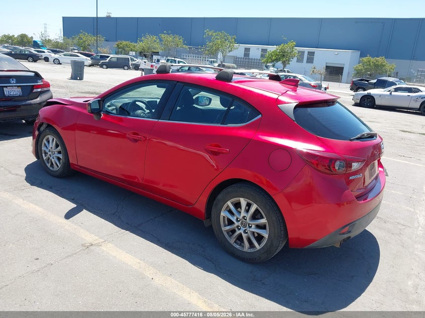 Vin: jm1bm1m75f1241078, lot: 46276196, mazda mazda3 i grand touring 20153