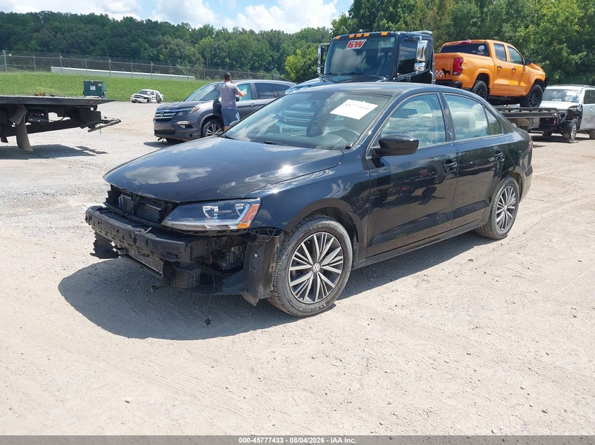 Vin: 3vwdb7aj9jm209647, lot: 46276213, volkswagen jetta 1.4t se/1.4t wolfsburg edition 20182