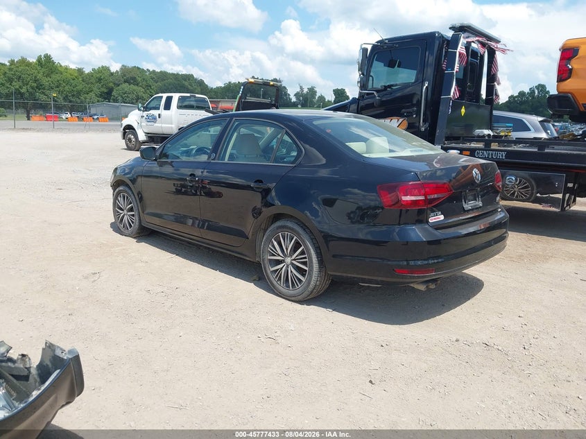 Vin: 3vwdb7aj9jm209647, lot: 46276213, volkswagen jetta 1.4t se/1.4t wolfsburg edition 20183