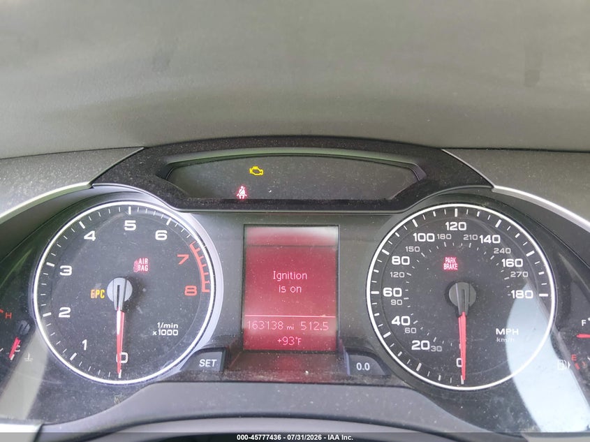 2012 AUDI A4 auction photo 7