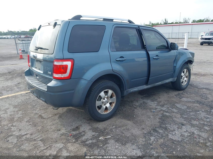 Vin: 1fmcu0eg4cka03804, lot: 46276218, ford escape limited 20124