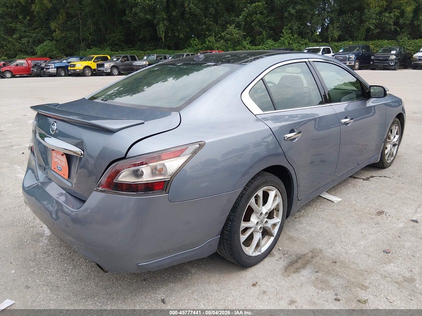 Vin: 1n4aa5ap2cc834810, lot: 46276221, nissan maxima 3.5 sv 20124