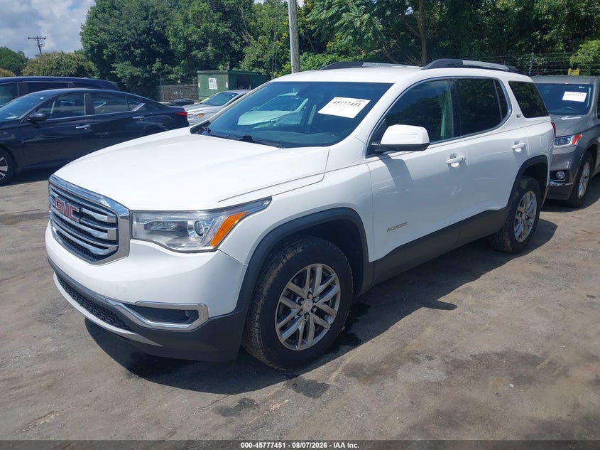 Vin: 1gkknuls4jz173777, lot: 46276231, gmc acadia slt-1 20182