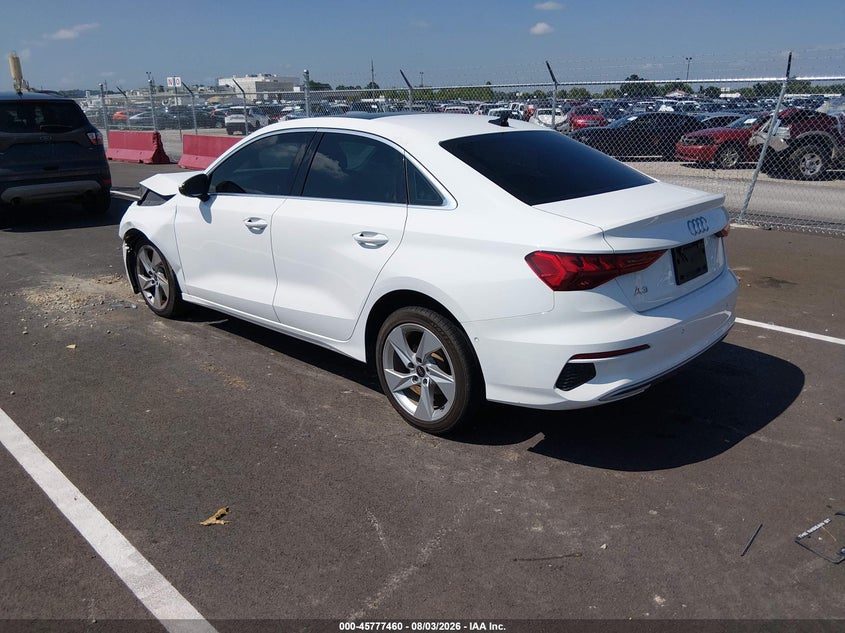 Vin: wauaudgy3pa116502, lot: 46276240, audi a3 premium 40 tfsi front-wheel drive s tronic 20233