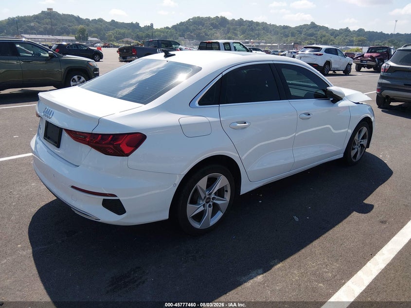 Vin: wauaudgy3pa116502, lot: 46276240, audi a3 premium 40 tfsi front-wheel drive s tronic 20234