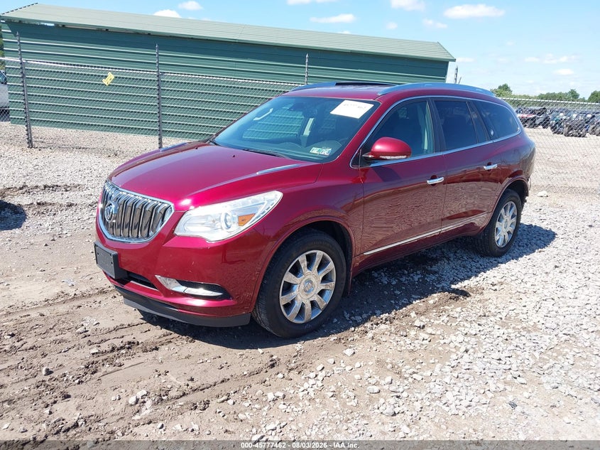 Vin: 5gakrbkd9g1276225, lot: 46276242, buick enclave leather 20162