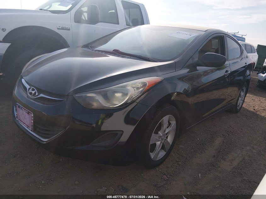 2011 HYUNDAI ELANTRA VIN KMHDH4AE8BU101743 nuotrauka 2