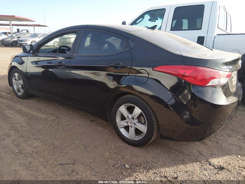 2011 HYUNDAI ELANTRA VIN KMHDH4AE8BU101743 nuotrauka 3