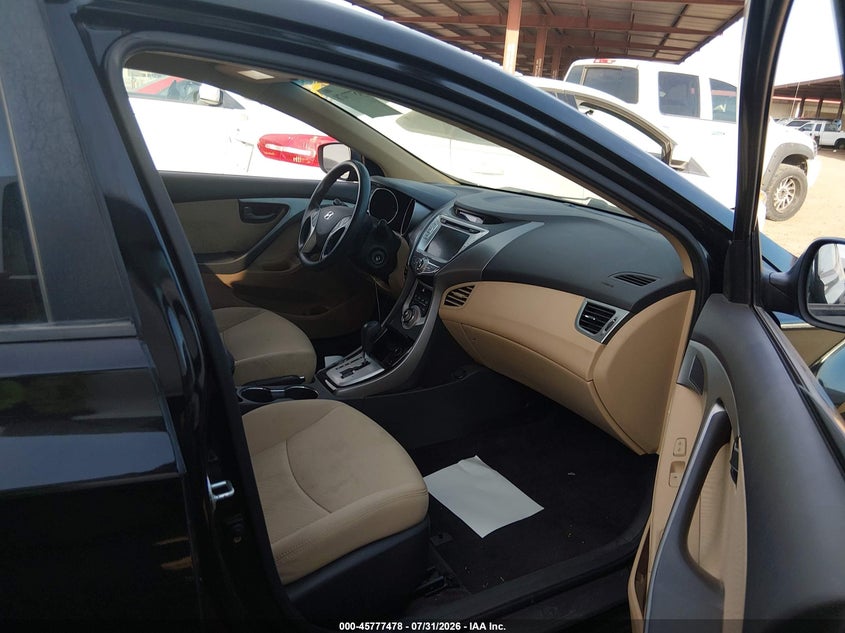 2011 HYUNDAI ELANTRA VIN KMHDH4AE8BU101743 nuotrauka 5