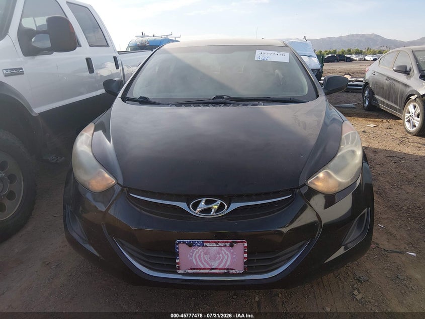 2011 HYUNDAI ELANTRA VIN KMHDH4AE8BU101743 nuotrauka 6