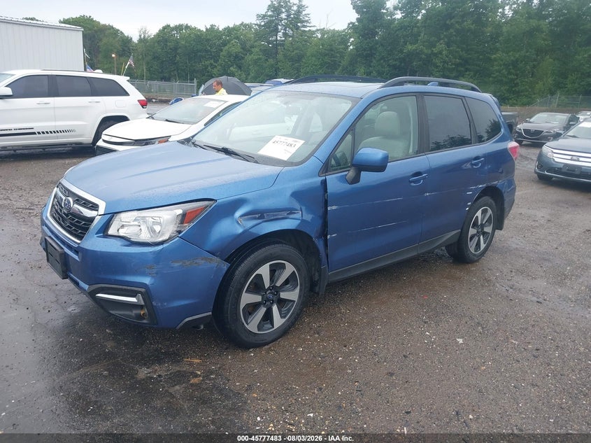 Vin: jf2sjagc2jh409603, lot: 46276263, subaru forester 2.5i premium 20182