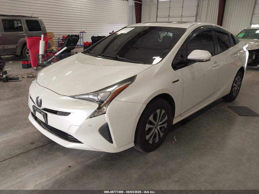 Vin: jtdkarfu1j3055738, lot: 46276270, toyota prius four 20182