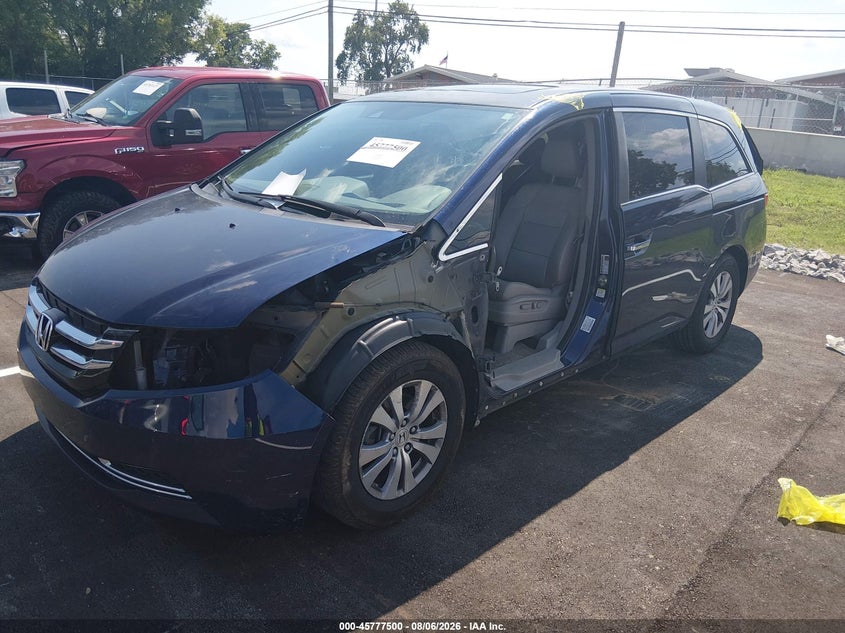 Vin: 5fnrl5h66fb001720, lot: 46276280, honda odyssey ex-l 20152