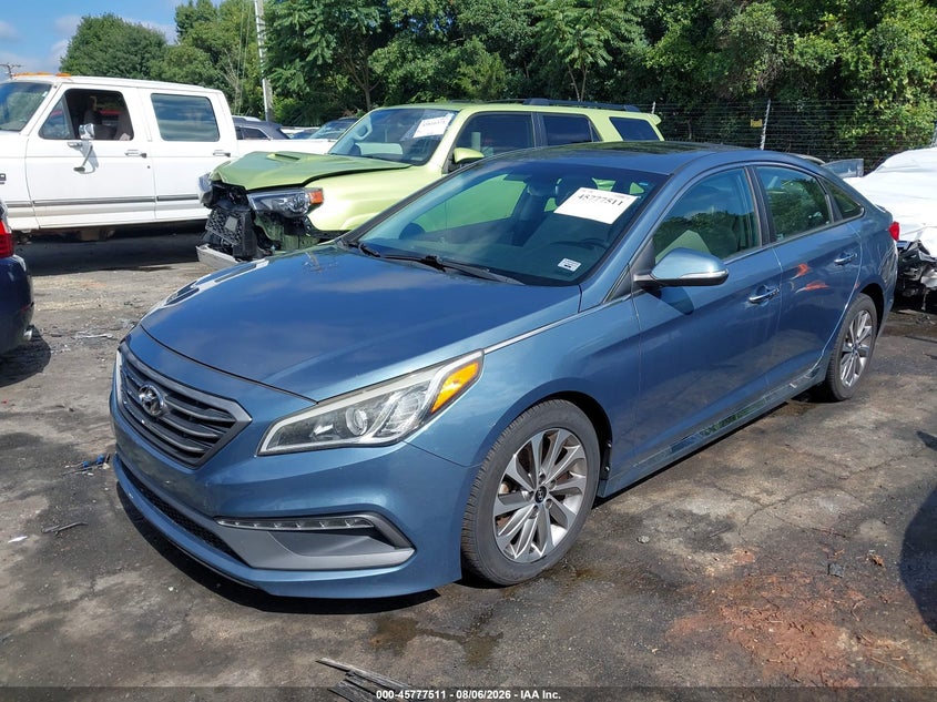 Vin: 5npe34af4gh434801, lot: 46276291, hyundai sonata sport 20162