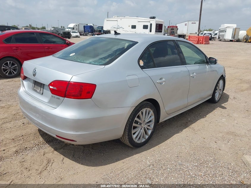 Vin: 3vwlx7aj6bm333857, lot: 46276302, volkswagen jetta 2.5l sel 20114