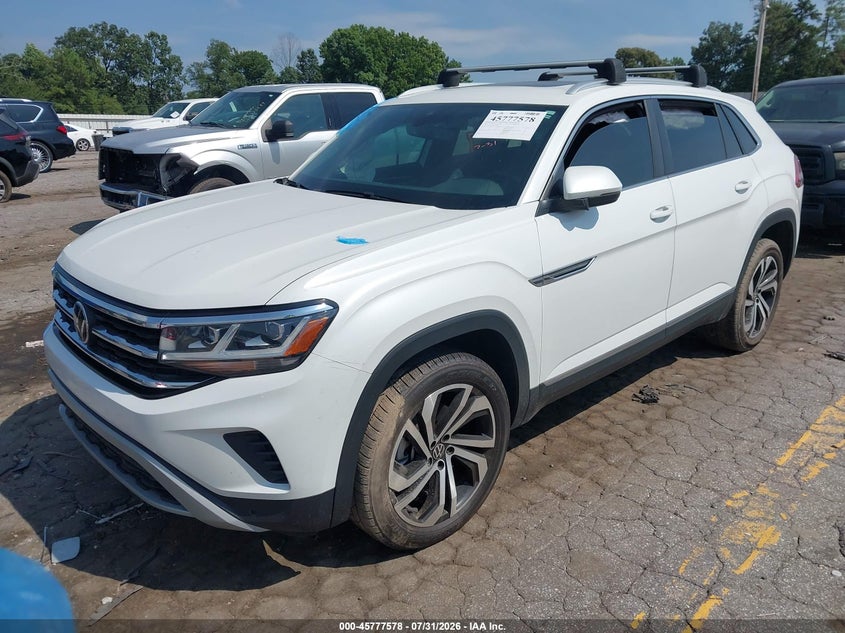 Vin: 1v2be2ca6pc220390, lot: 46276358, volkswagen atlas cross sport 3.6l v6 sel 20232