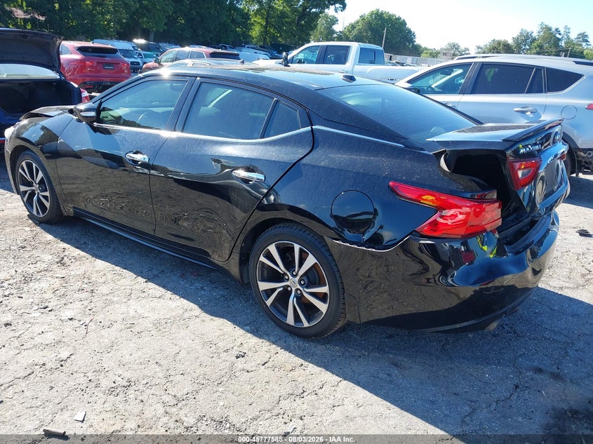 Vin: 1n4aa6ap7gc446810, lot: 46276365, nissan maxima 3.5 platinum 20163