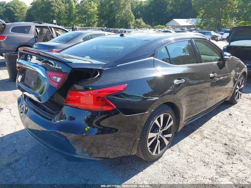 Vin: 1n4aa6ap7gc446810, lot: 46276365, nissan maxima 3.5 platinum 20164