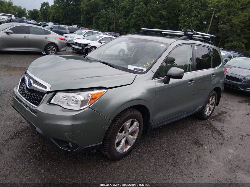 Vin: jf2sjapc5eh417880, lot: 46276377, subaru forester 2.5i touring 20142
