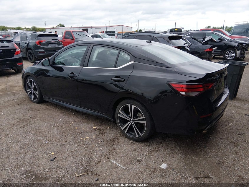 Vin: 3n1ab8dv2ly306231, lot: 46276378, nissan sentra sr xtronic cvt 20203