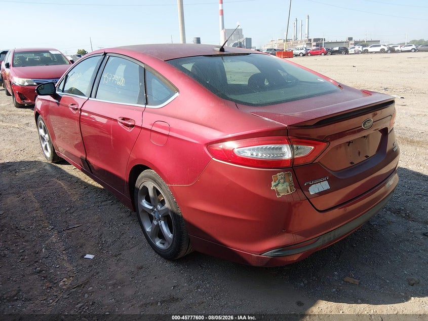 Vin: 3fa6p0hr9dr174699, lot: 46276380, ford fusion se 20133