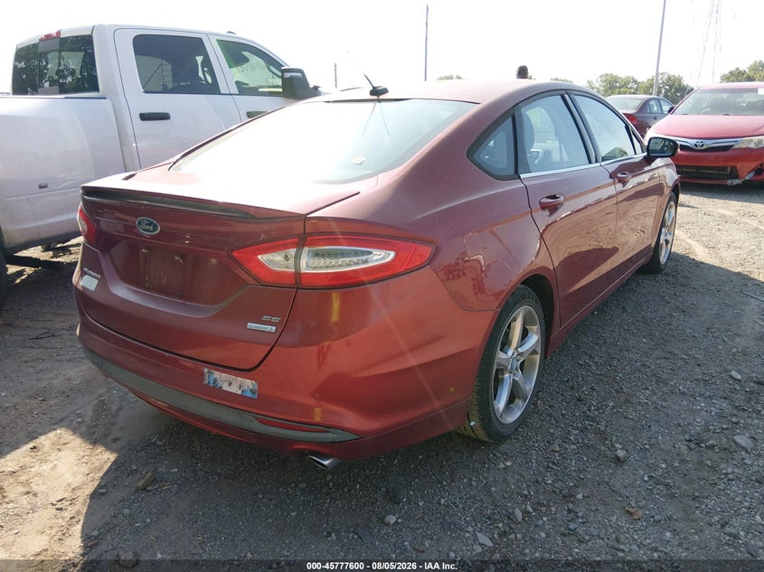 Vin: 3fa6p0hr9dr174699, lot: 46276380, ford fusion se 20134