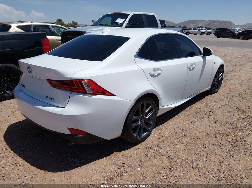 2015 LEXUS IS 250 auction photo 4