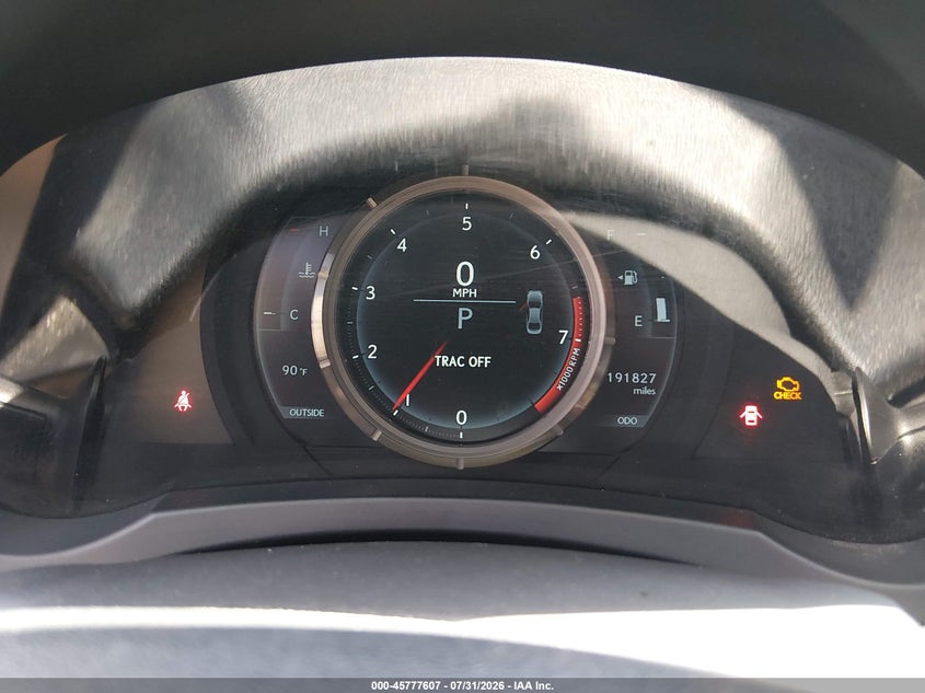 2015 LEXUS IS 250 auction photo 7