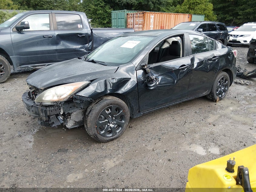 Vin: jm1bl1uf6c1521033, lot: 46276414, mazda mazda3 i sport 20122