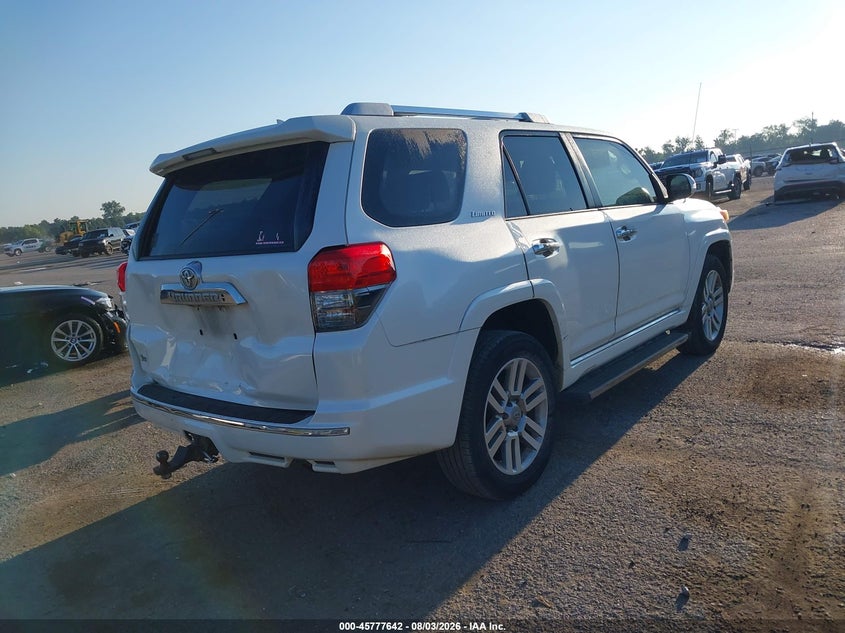 Vin: jtebu5jr8a5015532, lot: 46276422, toyota 4runner limited v6 20104