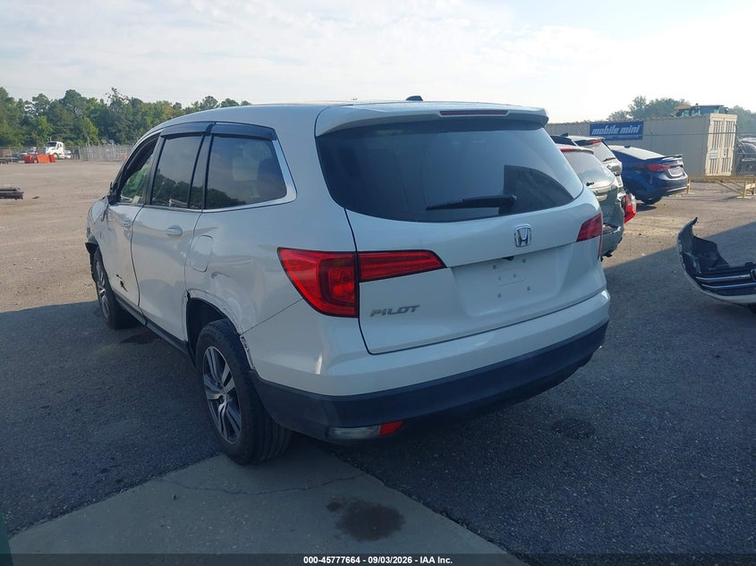 Vin: 5fnyf5h51hb032855, lot: 46276444, honda pilot ex-l 20173