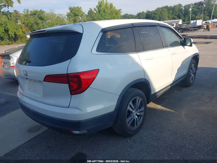 Vin: 5fnyf5h51hb032855, lot: 46276444, honda pilot ex-l 20174