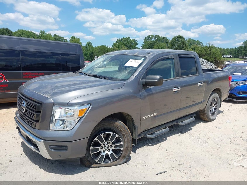 Vin: 1n6aa1ed6mn529333, lot: 46276446, nissan titan sv 4x4 20212