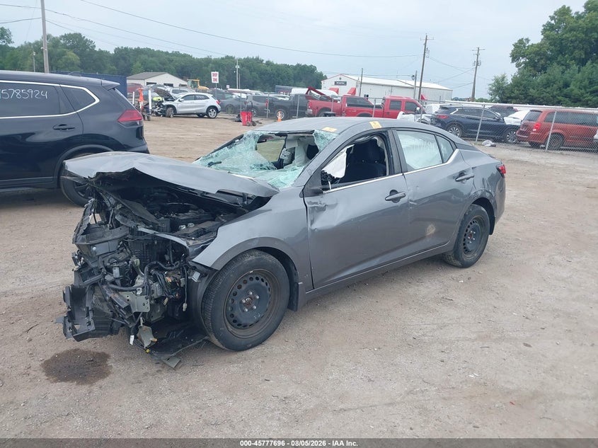 Vin: 3n1ab8bvxly304469, lot: 46276476, nissan sentra s xtronic cvt 20202