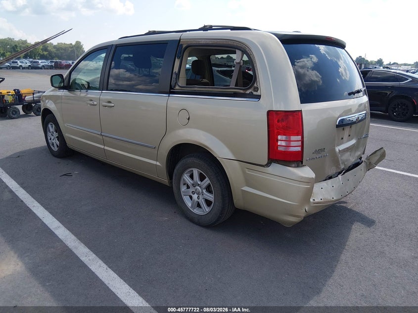 Vin: 2a4rr5d13ar183862, lot: 46276502, chrysler town & country touring 20103