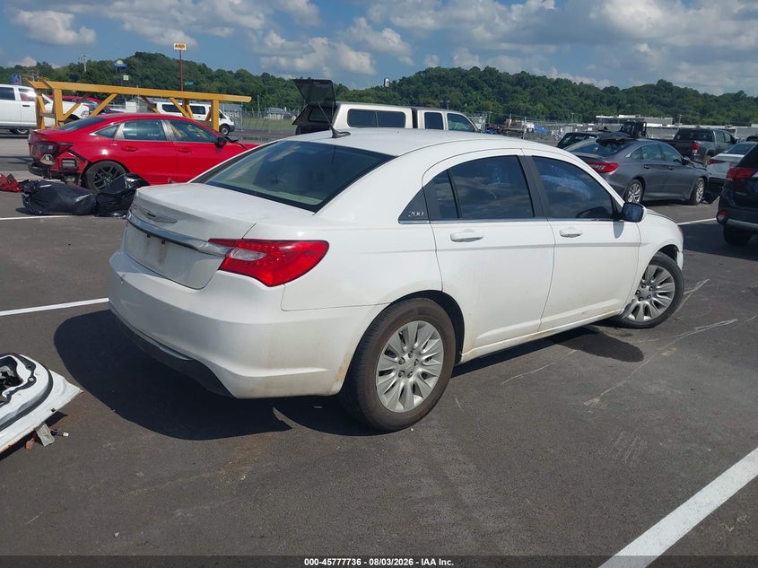 Vin: 1c3ccbab3en141515, lot: 46276516, chrysler 200 lx 20144