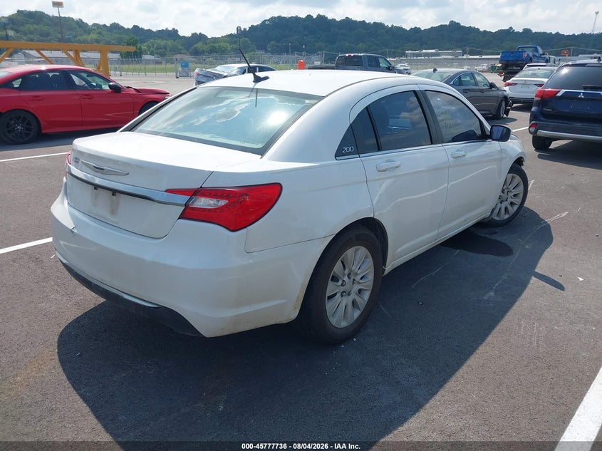Vin: 1c3ccbab3en141515, lot: 46276516, chrysler 200 lx 20144