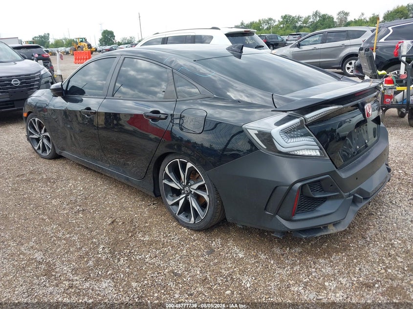 Vin: 2hgfc1e58kh705365, lot: 46276519, honda civic si 20193