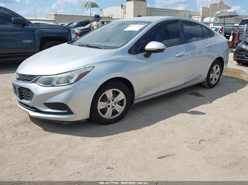 Vin: 1g1bc5smxj7191604, lot: 46276524, chevrolet cruze ls auto 20182
