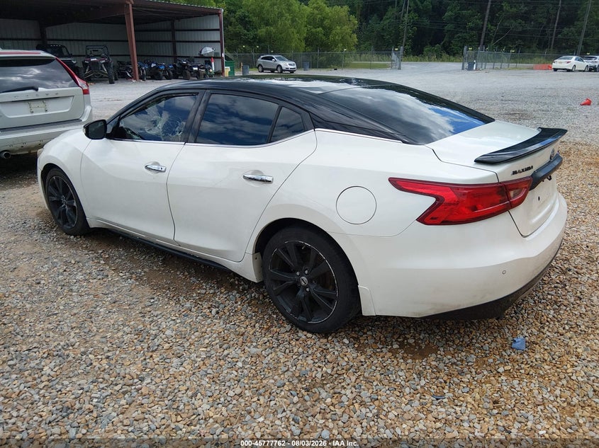 Vin: 1n4aa6apxhc405539, lot: 46276542, nissan maxima 3.5 sr 20173